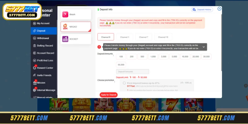 Beginner-Friendly Guide to 5777Bet Deposit