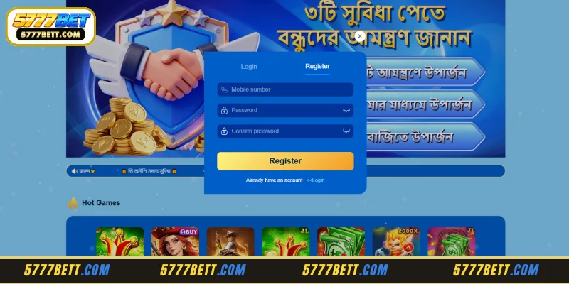 Comprehensive Process for 5777Bet Register