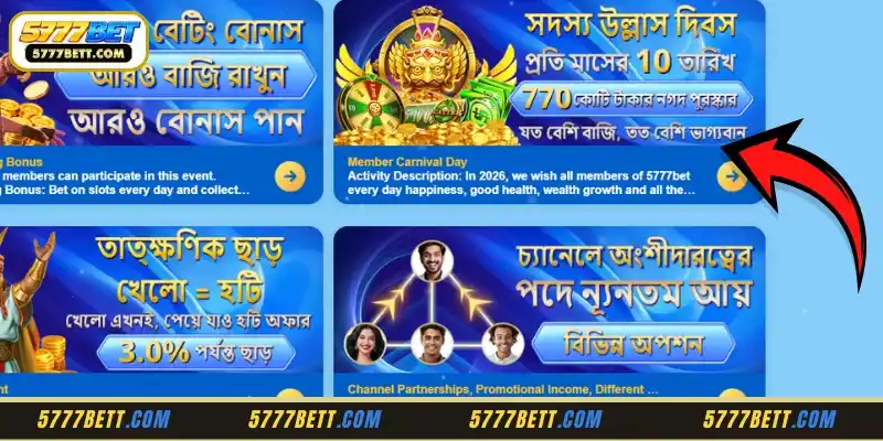 Overview of the 5777Bet Member Carnival Day